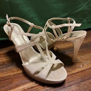 Adrianna Papell gold heel